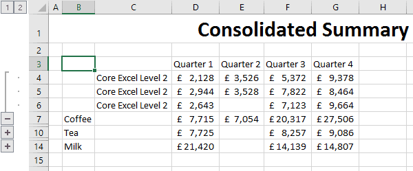 How To Use The Data Consolidation Feature In Excel