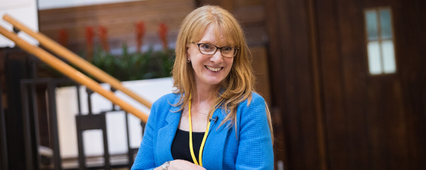 Alison Sturgess-Durden of Mayden speaking at the 2019 Happy Workplaces Conference
