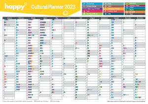 Thanksgiving 2023 - Awareness Days Events Calendar 2023